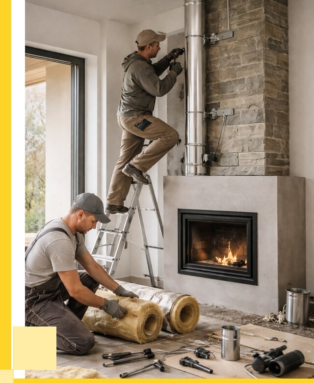 Монтаж дымоходов для каминов в Нижнем Новгороде от 15632 р. ЭриданНнн