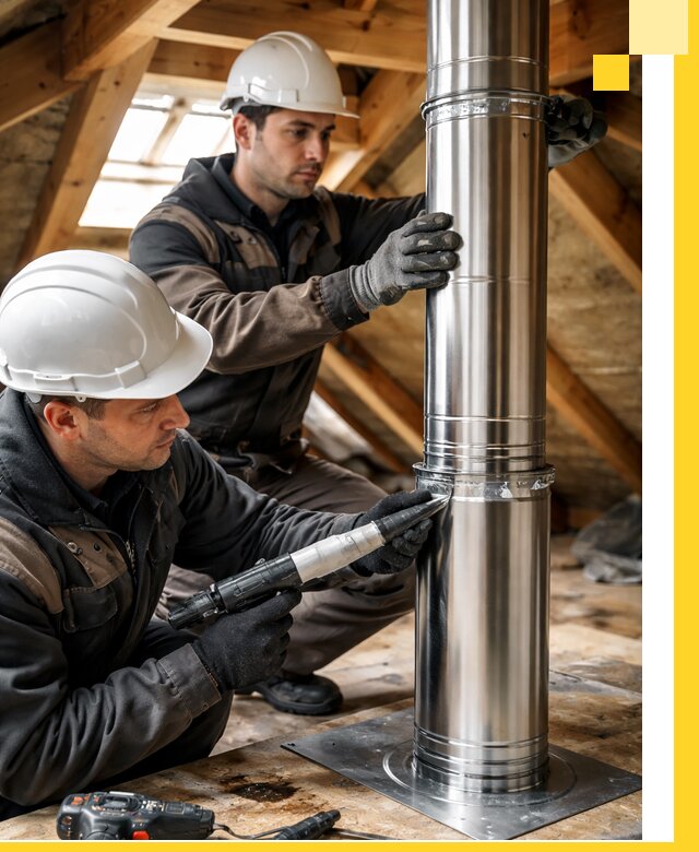 Монтаж дымоходов для каминов в Нижнем Новгороде с гарантией качества