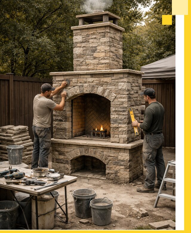 Проектирование и установка уличных каминов в Нижнем Новгороде