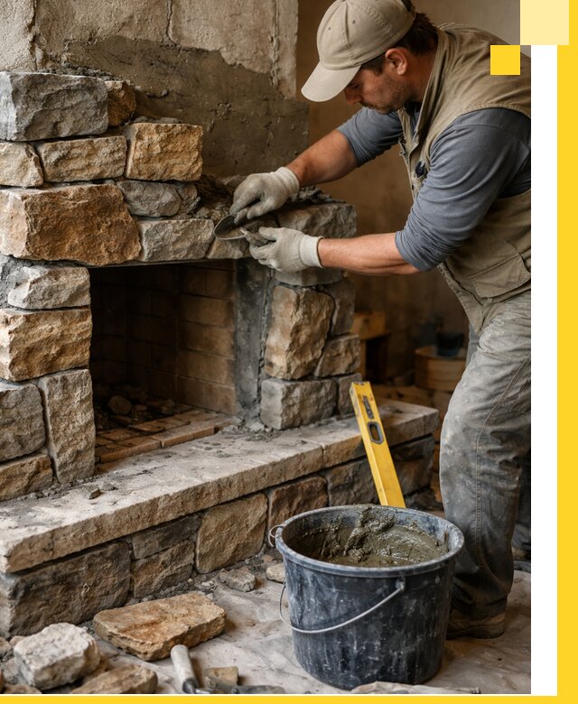 Изготовление и установка каменных каминов под ключ в Нижнем Новгороде