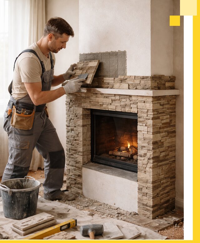 Изготовление и монтаж каминов для дома под ключ в Нижнем Новгороде