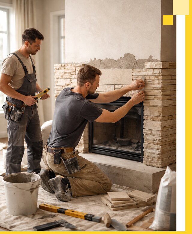 Установка и монтаж каминов для загородного дома в Нижнем Новгороде