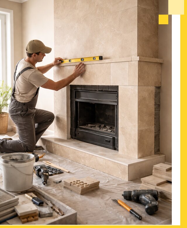 Установка и монтаж каминов в частном доме под ключ в Нижнем Новгороде