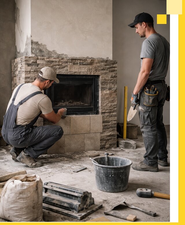 Камины под ключ в Нижнем Новгороде: проект, изготовление и монтаж