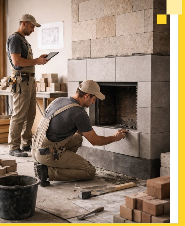 Индивидуальные проекты каминов и каминных систем в Нижнем Новгороде