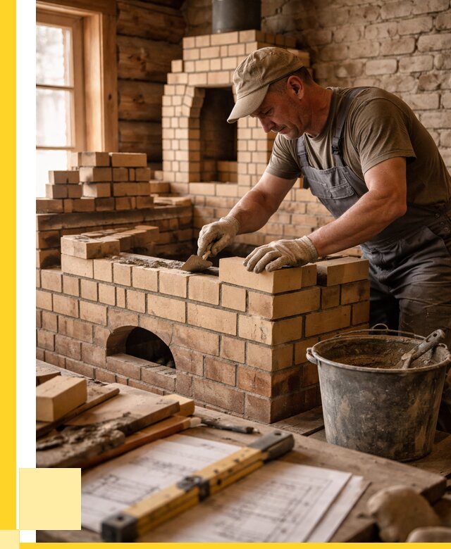 Кладка печей из кирпича в Нижнем Новгороде цены от 31263 р. - ЭриданНнн