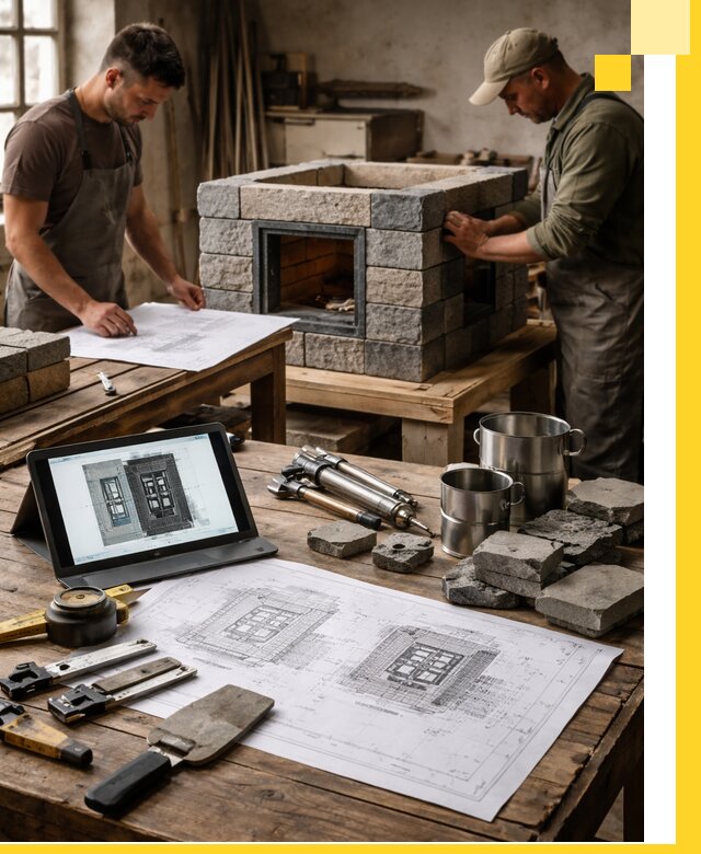 Разработка проектов печей с согласованием и монтажом в Нижнем Новгороде