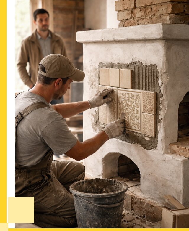 Отделка печей и банных печей в Нижнем Новгороде от 36474 р. | ЭриданНнн