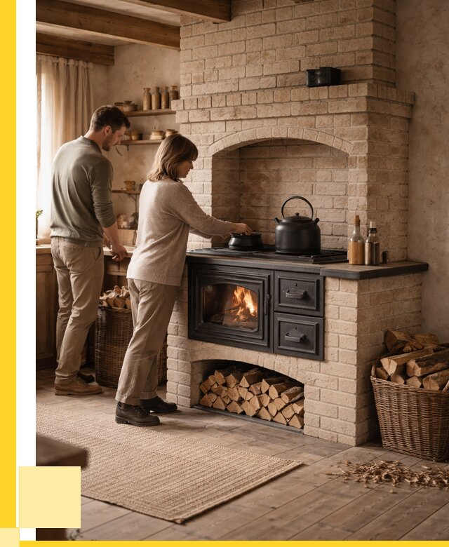 Печи с плитой в Нижнем Новгороде от 46895 р. | ЭриданНнн — кирпичная печь