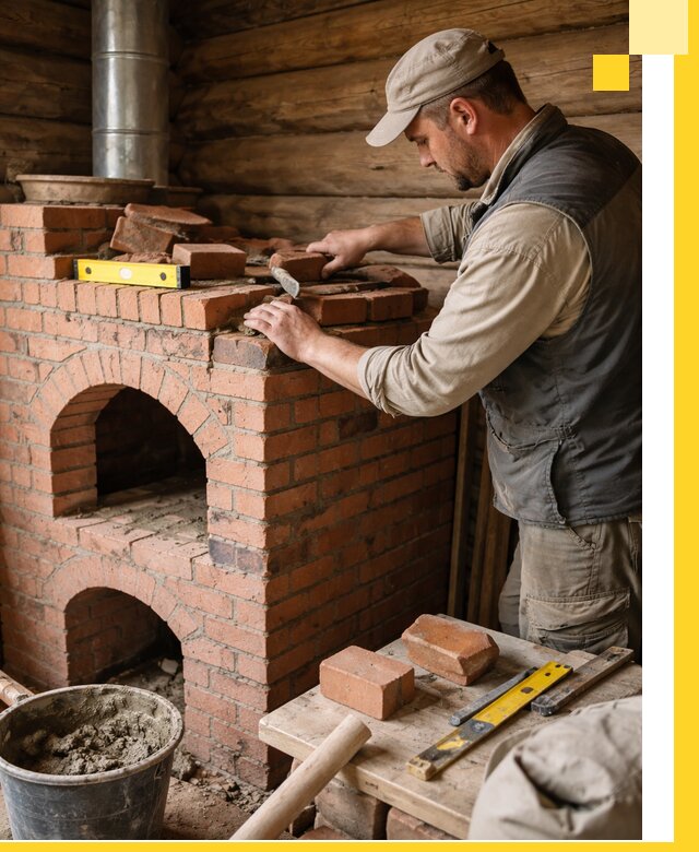 Изготовление и установка русских печей в Нижнем Новгороде под ключ