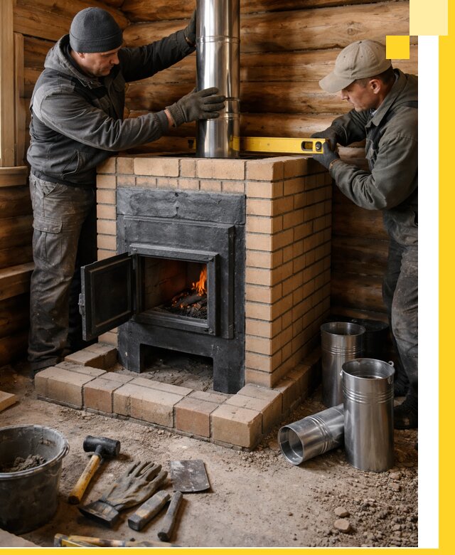 Проектирование, изготовление и установка банных печей в Нижнем Новгороде