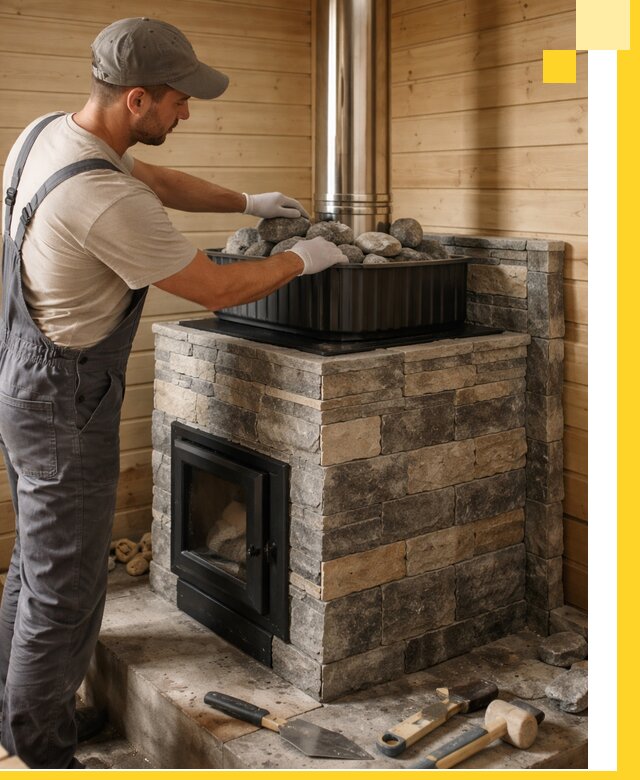 Печи для парной в Нижнем Новгороде, производство, монтаж и обслуживание