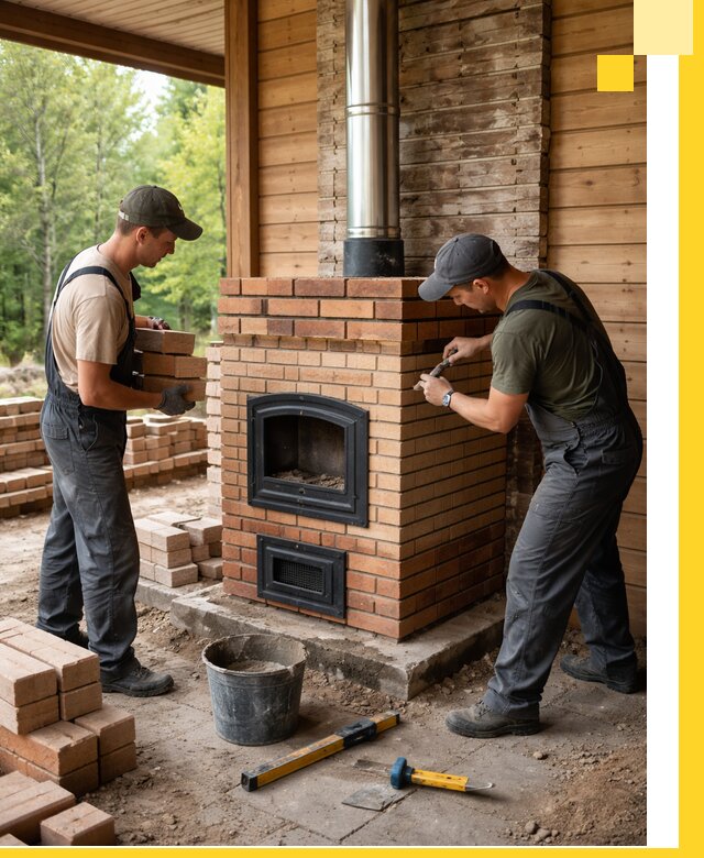 Производство и установка дачных печей под ключ в Нижнем Новгороде