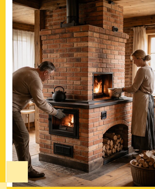 Печи для загородного дома под ключ в Нижнем Новгороде от 83368 р. | ЭриданНнн