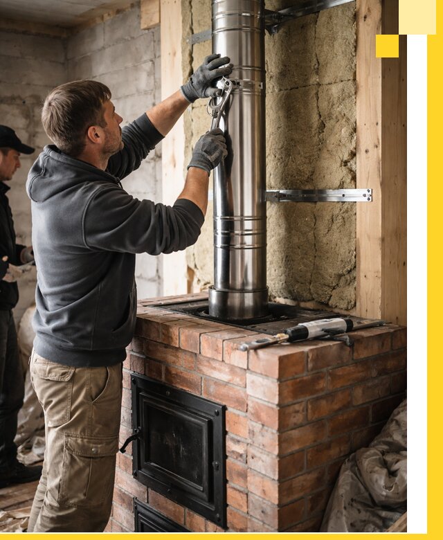 Изготовление и монтаж печей и дымоходов под ключ в Нижнем Новгороде