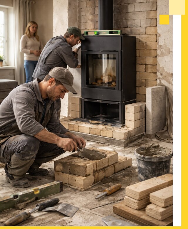 Печи и камины под ключ: проект, установка в Нижнем Новгороде