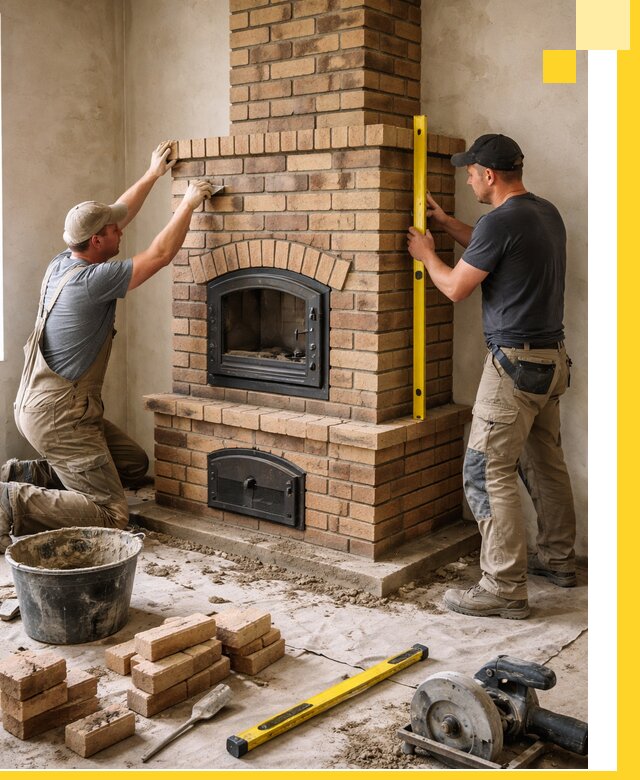 Продажа и установка печей и каминов для дома под ключ в Нижнем Новгороде