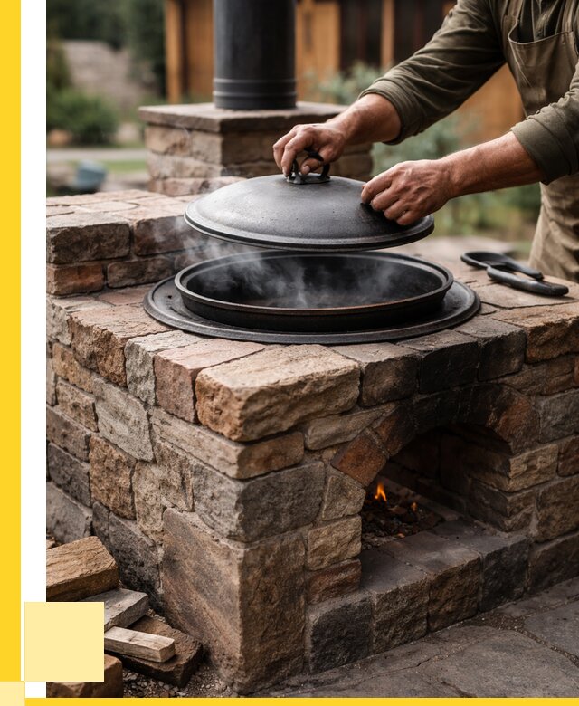 Печи для казана в Нижнем Новгороде по цене от 18758 р. | ЭриданНнн