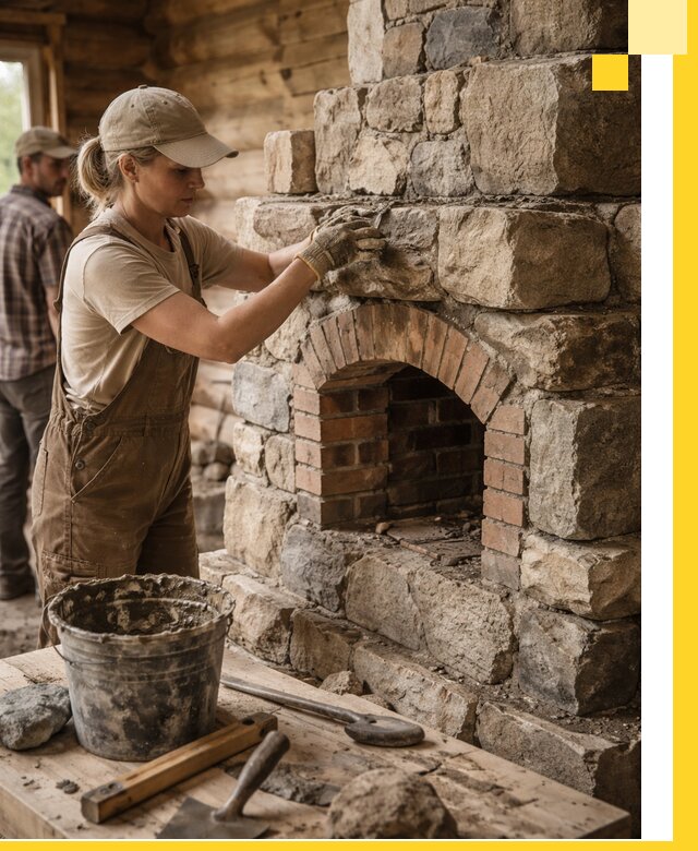 Каменные печи на заказ и монтаж в Нижнем Новгороде, долговечные решения