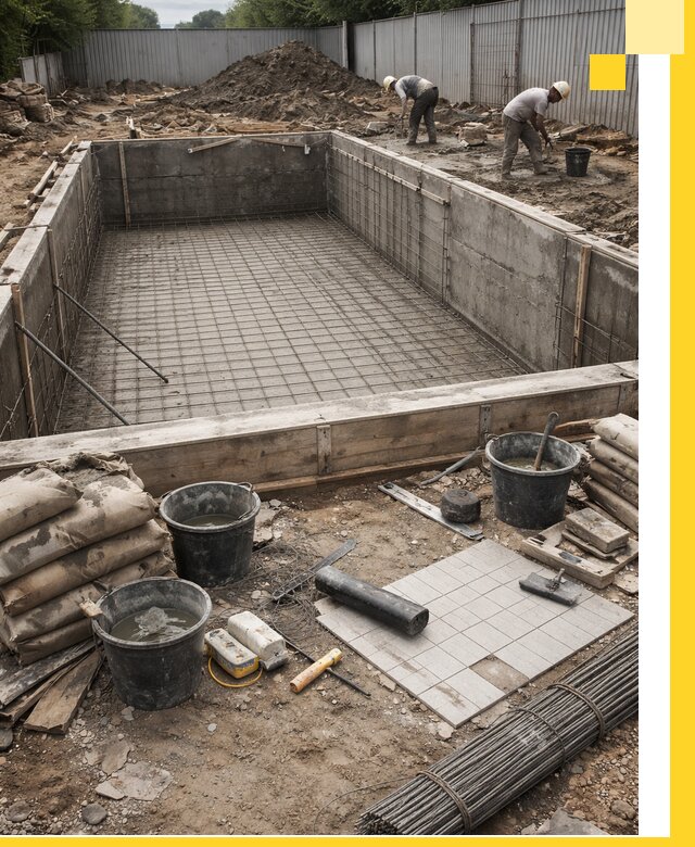 Строительство бассейнов под ключ в Нижнем Новгороде, дизайн и монтаж