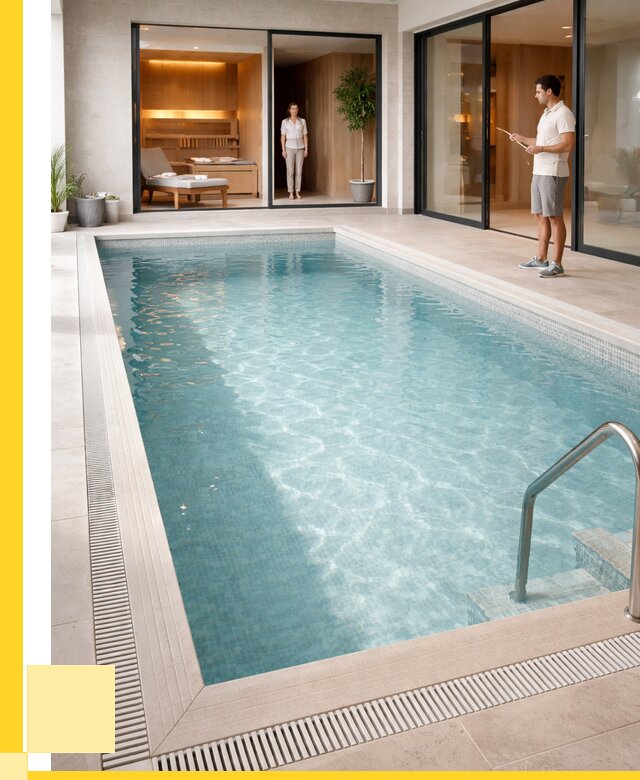 Отделка бассейна пленкой ПВХ в Нижнем Новгороде от 3647 р. - ЭриданНнн