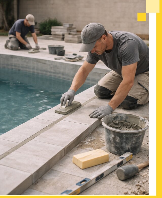 Отделка бассейнов в Нижнем Новгороде: декоративная отделка и гидроизоляция