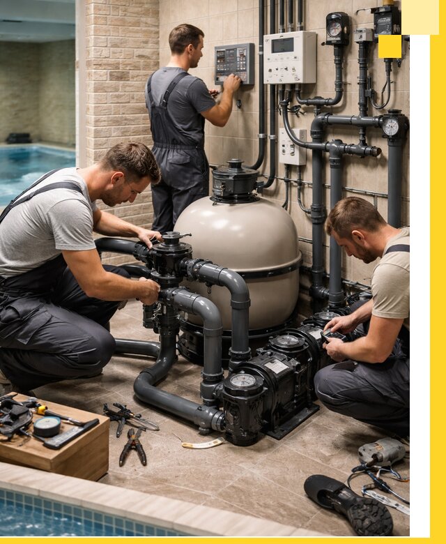 Комплексное оборудование для бассейнов под ключ в Нижнем Новгороде