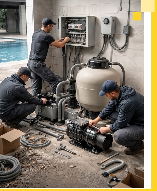 Профессиональный монтаж оборудования для бассейнов в Нижнем Новгороде