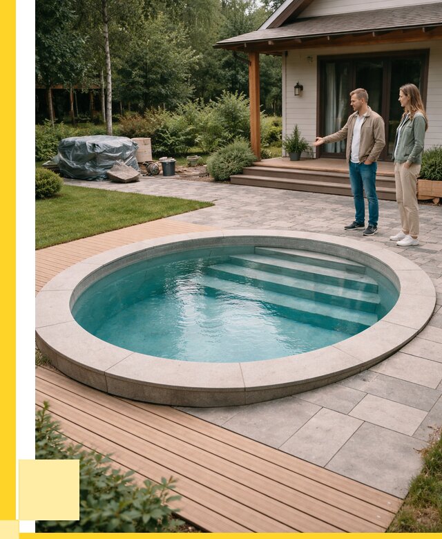 Бассейн на даче под ключ в Нижнем Новгороде от 208420 р., ЭриданНнн