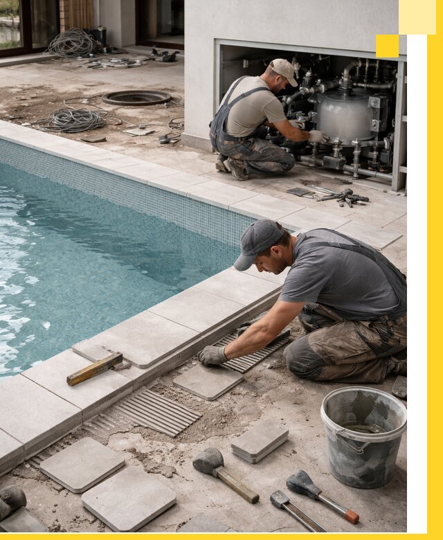 Строительство и монтаж бассейнов в коттедже в Нижнем Новгороде