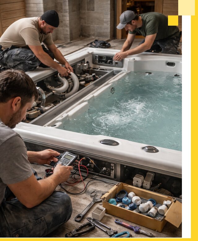 Гидромассажные бассейны под ключ в Нижнем Новгороде, дизайн и монтаж