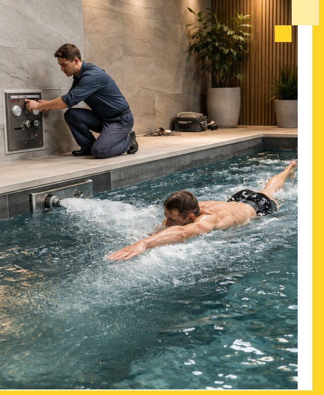 Проектирование и монтаж бассейнов с противотоком в Нижнем Новгороде