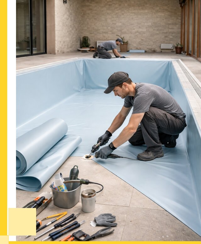 Пленка ПВХ для бассейнов в Нижнем Новгороде от 2605 р. | ЭриданНнн