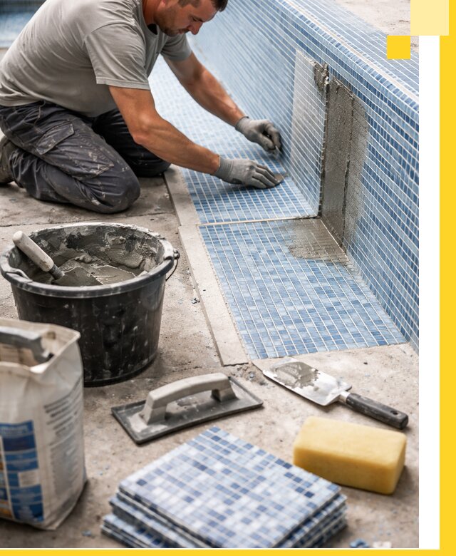 Укладка и ремонт мозаики для бассейнов под ключ в Нижнем Новгороде