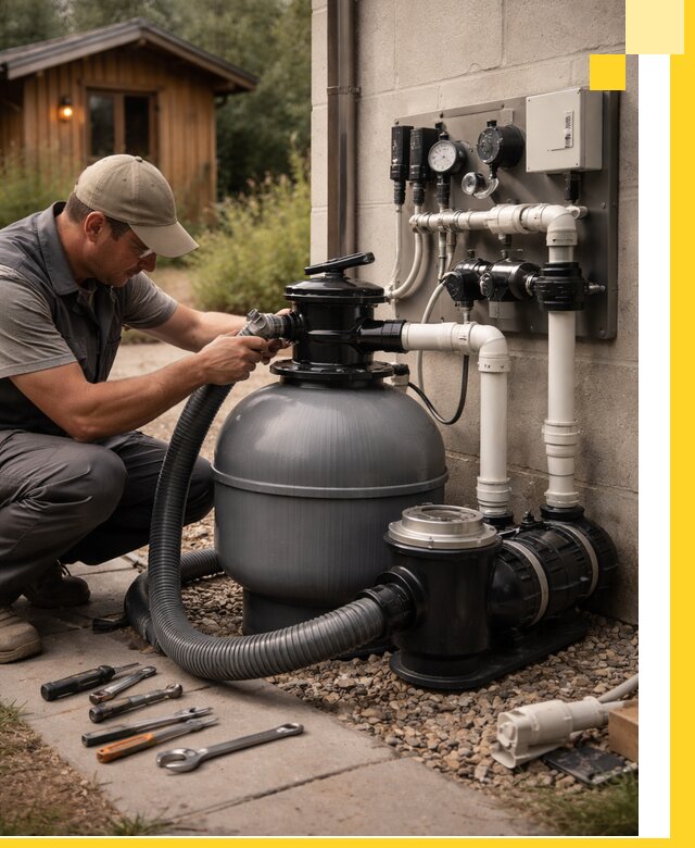 Продажа и монтаж фильтров и насосов для бассейнов в Нижнем Новгороде