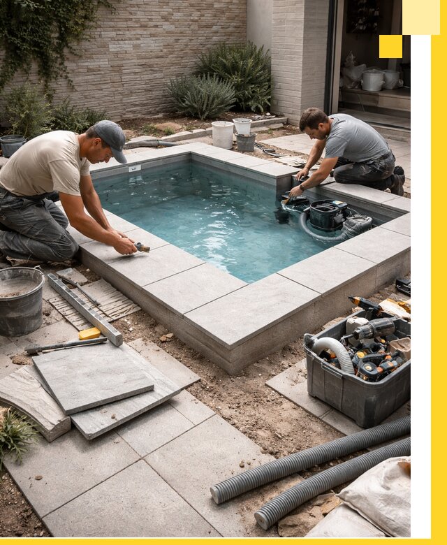 Мини бассейны под ключ в Нижнем Новгороде, дизайн и установка