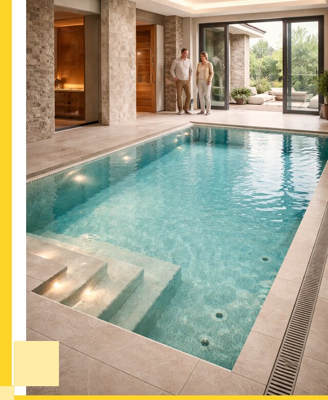 Бассейн во дворе в Нижнем Новгороде: проект, отделка от 1250520 р. | ЭриданНнн