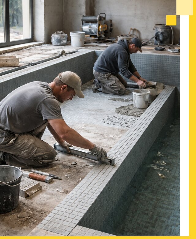 Строительство бассейна в частном доме в Нижнем Новгороде под ключ