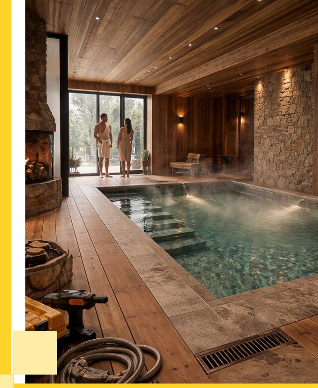 Проекты бань с бассейном под ключ в Нижнем Новгороде от 78158 р., ЭриданНнн