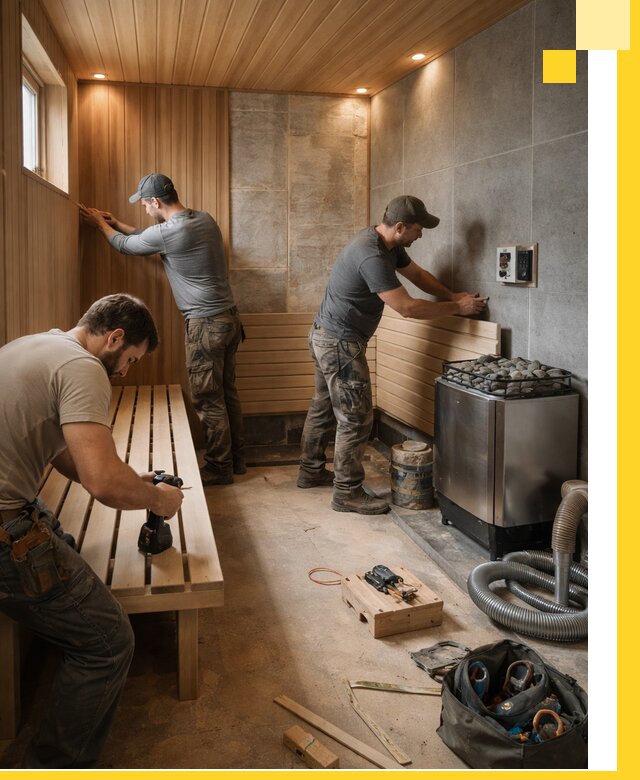 Сауны под ключ в Нижнем Новгороде, проектирование, строительство, отделка