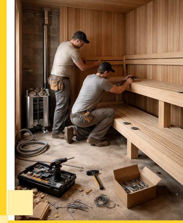 Монтаж саун под ключ в Нижнем Новгороде от 125052 р. | ЭриданНнн