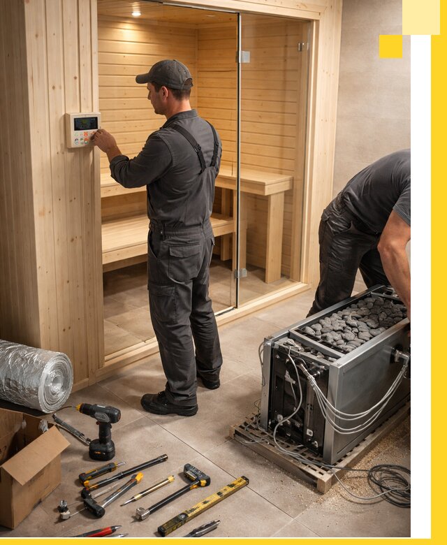 Поставка, установка и монтаж электрических саун в Нижнем Новгороде