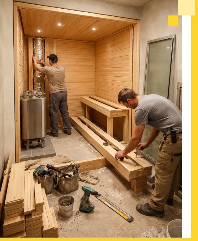 Проектирование и установка домашних саун под ключ в Нижнем Новгороде