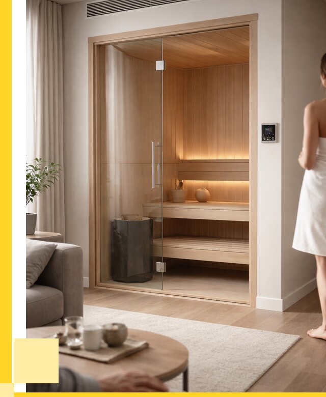 Сауна в квартире под ключ в Нижнем Новгороде от 125052 р. ЭриданНнн