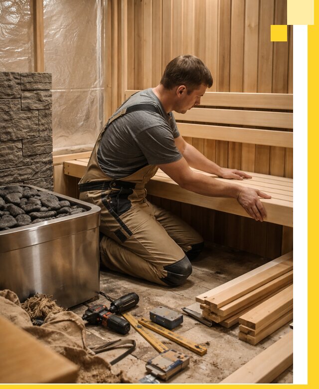 Сауны для дома под ключ с проектированием и монтажом в Нижнем Новгороде