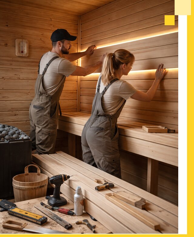 Дизайн саун и бань под ключ с индивидуальным проектом в Нижнем Новгороде