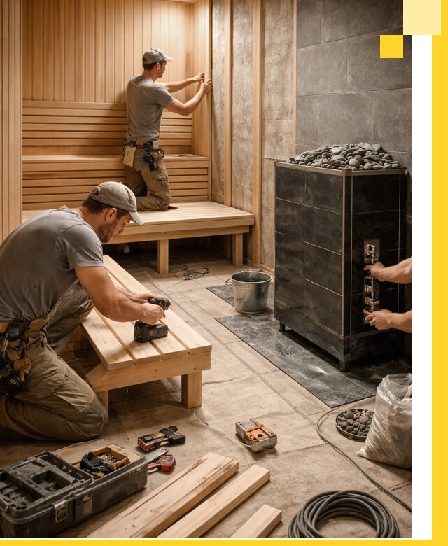 Дизайн и строительство интерьерных саун под ключ в Нижнем Новгороде