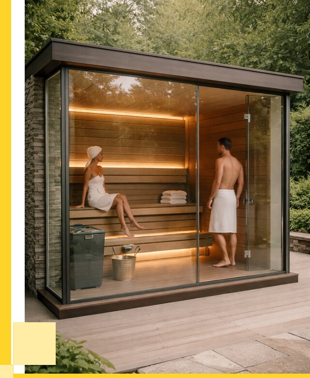 Сауна стеклянная и двери для сауны в Нижнем Новгороде от 260525 р. | ЭриданНнн