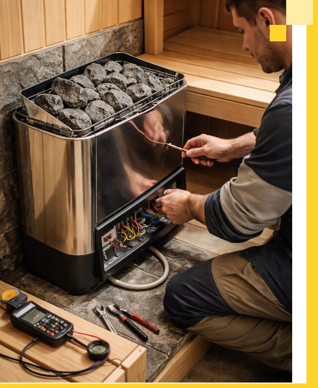 Продажа и установка электрокаменок для саун в Нижнем Новгороде