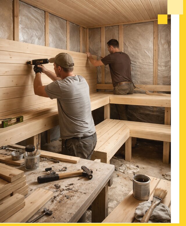 Профессиональная отделка бань и саун под ключ в Нижнем Новгороде